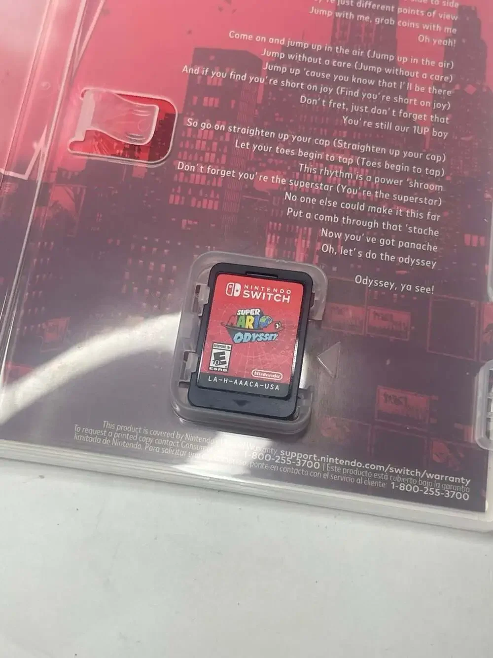 CIB - Super Mario Odyssey Cartridge for Nintendo Switch